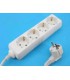 Ilgiklis 4lizdai 1,5m 16A 250V 3x1.5mm su įžeminimu