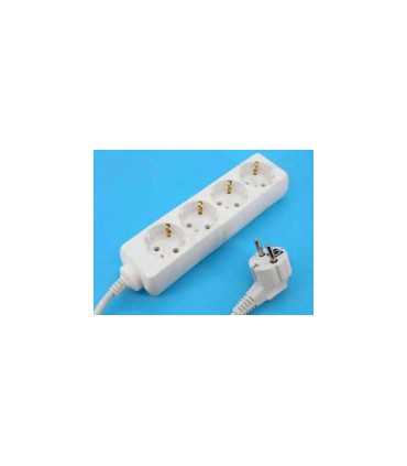 Ilgiklis 4lizdai 1,5m 16A 250V 3x1.5mm su įžeminimu