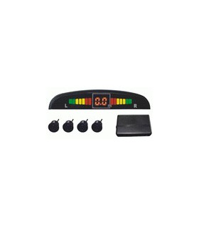 Parkavimo sistema PAS104A (4 davikliai , LED indikacijos ekranas ) sidabrinė