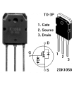 Tranzistorius 2SK1058  N-FET 160V 7A 100W