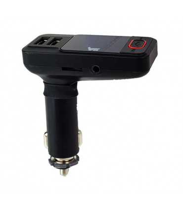 Automobilinis FM siųstuvas su Bluetooth imtuvu , krautuvas 2x USB 1A FM imtuvas