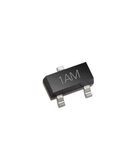 Tranzistorius (1AM) NPN 40V HFE-100-300 SOT23