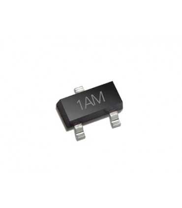 Tranzistorius (1AM) NPN 40V HFE-100-300 SOT23