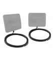 Antenos 4G LTE/GSM/UTMS sistemoms 0,8-3,0GHz 12dBi, 5m kabelis, SMA tipo kistukas
