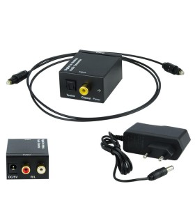 Koaksialinio ar optinio audio signalo keitiklis į analoginį signalą. DAC3