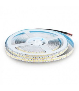 LED juosta IP20 12V 1 metre 120xLED2835 SMD šiltai balta moduliukas 8x50mm 1m kaina