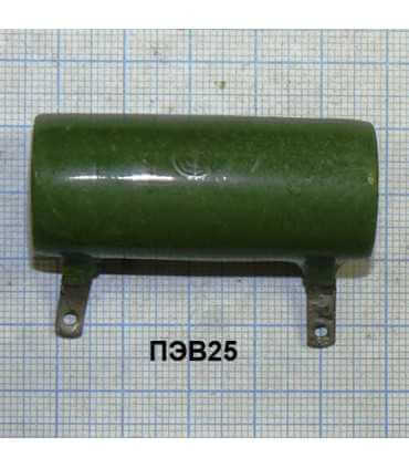 Rezistorius vielinis 25W 100R, PEV-30
