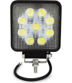 PAPILDOMAS TOLIMAS LED ŽIBINTAS 27W 9LED, CE, E9