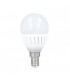 Lemputė E14 230V 10W LED šiltai balta maži gabaritai 45 x 85 mm