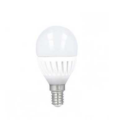 Lemputė E14 230V 10W LED šiltai balta maži gabaritai 45 x 85 mm