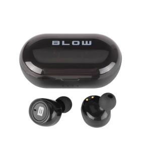 Bevielės Bluetooth stereo ausinės BTE100 Earbuds juodos  iki 10m