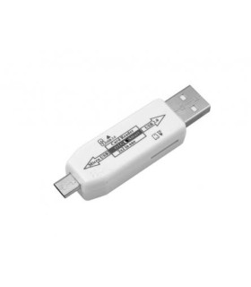 Perėjimas micro USB 5p kištukas-USB 2.0 lizdas +SD kortelės skaitytuvas
