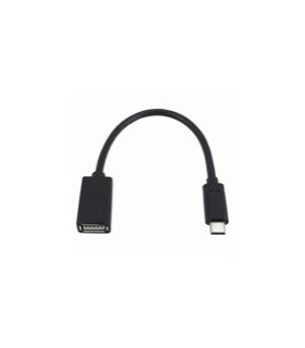 Perėjimas OTG USB2.0 AF lizdas - USB C TYPE-C kištukas 15cm