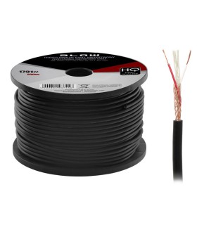 Mikrofoninis kabelis Vidinė gysla 0.12MM/15Cx2 BC, ekranas 0.12MM/96C BC pynė, izoliacija PVC 5.0MM