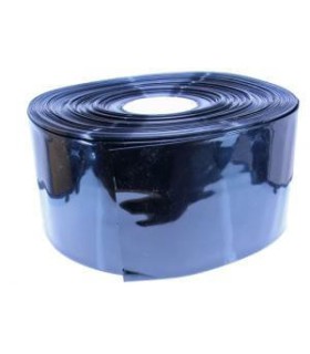 Susitraukianti termo PVC plėvelė 160mm plotis - juodos spalvos 1m.
