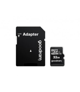 Atminties kortelė micro-SD MicroSD GOODRAM 32GB, Class 10 + adapteris