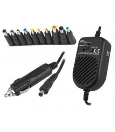 Universalus komp. mait. iš  12V automobilio 80W Išėjimas 12-24V max.4A tinka daugeliui kompiuteriu.