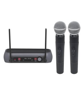 Belaidžiai mikrofonai/siųstuvai 2vnt rankiniai mikrofonai PRM 902