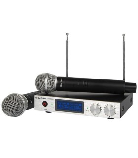 Profesionalūs belaidžiai mikrofonai 2vnt rankiniai mikrofonai PRM 905
