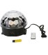 Šviečiantis kamuolys šviesos efektas LED ''Magic Ball'' su MP3 grotuvu distanciniu pulteliu