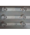 TV apšvietimo juostų komplektas LED 3 vnt.(2A+1B) 3.0-32inch-REV-  32 " TV LG 32 AGF78400101 (Q60152,R564020 )
