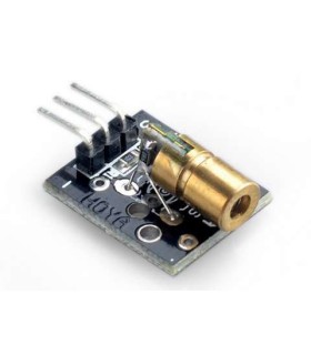 Lazerinio diodo modulis 650nm, analogas Arduino KY-008 ( PPK-244/15)