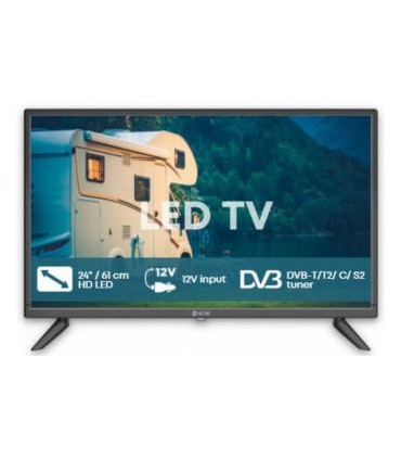 Televizorius eSTAR LED TV 24"/61cm galimas maitinimas 12V (automobilinis TV) 12V laidas nekompletuojamas