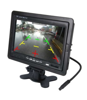 Monitor Monitorius automobiliui LCD7'' 2video inputs NTSC,PAL DC12-24V