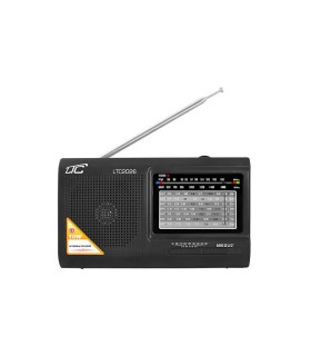 AM/FM radija ,MP3 grotuvas LTC-2016  AC230V turi vidinį akumuliatoriuarba 2xD baterijos