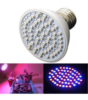 Lemputė LED  E27  3W  pilno spektro  augalams auginti   SMD LED2835 41RED+19BL