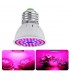 Lemputė LED  E27  4W  pilno spektro  augalams auginti  Skersmuo 50mm SMD LED SMD2835 52RED+28BL