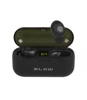 Bevielės Bluetooth  stereo ausinės BTE200 Earbuds juodos  iki 10m