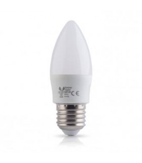 LED lemputė  taupanti E27 230V 7W,C37 , 620lm  neutrali balta 4000K