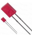 Plokščias šviesos diodas 2x7mm raudonas  (31)