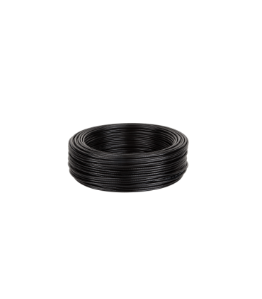 Koaksialinis kabelis H155 (RG155)  daugiagyslė centrinė gysla  varinė 50om, Ø5.4mm, juodas  , Cabletech