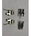 Lizdas saugikliu lituojamas  ( Bendras aukštis: 15,0mm -  kojų ilgis : 4 ir 7mm)