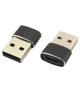 Perėjimas USB2.0A kištukas - USB TYP-C  lizdas
