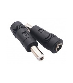 Perėjimas maitinimo šaltinio išėjimui DC 2.5/5.5 kištukas - 2.1/5.5 mm lizdas ZS21X55/25X55