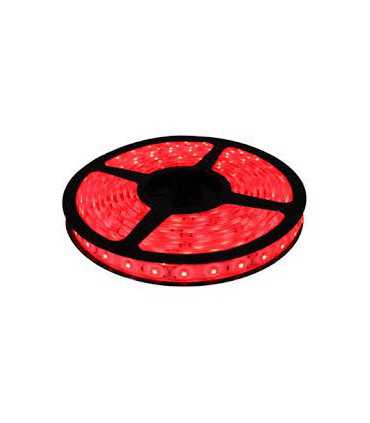 3528(300) IP20 raudona, 5m - 24W, plotis 8mm moduliuko ilgis 50mm nechermetiškas