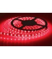 Šviesos diodų juosta 60LED 1/m DC12V 7.2W/1m hermetinė IP65 raudona