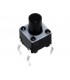 Mygtukas 6x6mm virš korpuso  aukstis 5,5mm ( bendras aukštis 9,5mm) OFF-(ON), nefiks. 50mA,12VDC SPST-NO THT,