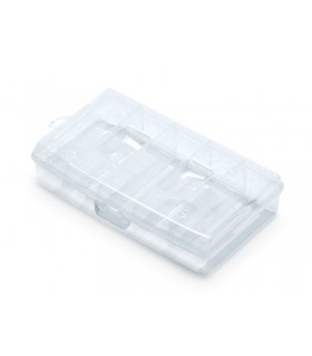 Plastikinė dėžutė permatoma smulkiems daiktams KNU20 198x117x45mm