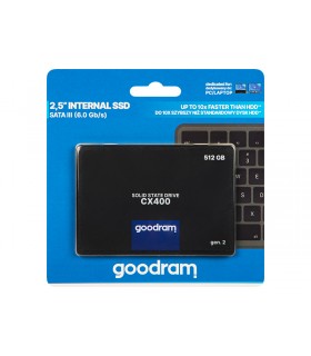Kietasis diskas (SSD) Goodram CX400, 2.5", 512 GB