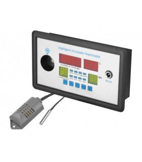 Išmanusis inkubatoriaus termostatas su temperatūros ir drėgmės ekranu