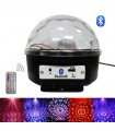Šviečiantis kamuolys  šviesos efektas LED ''Magic Ball'' su BLUETOOTH  distanciniu pulteliu
