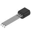 Tranzistorius NPN 80V 0,1A 0,5W 150MHz