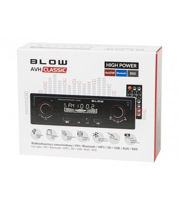 Automagnetola  AVH-8890 RDS APP RGB MP3/USB/micro SD/BLUETOOTH + mikrofonas