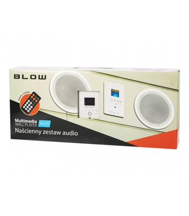 Montuojamas garso sistema NS-01 audio grotuvas -radijo imtuvas su pulteliu Bluetooth