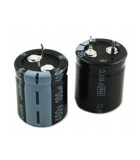 Elektrolitinis kondensatorius 100uFx400V 26x26mm  105"