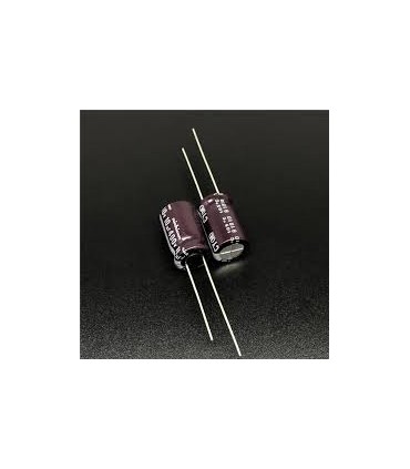 Elektrolitinis kondensatorius 10uFx400V, 105C, 10x20mm JAMICON